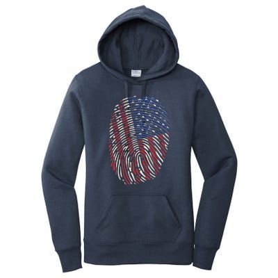 American DNA Fingerprint Women's Pullover Hoodie