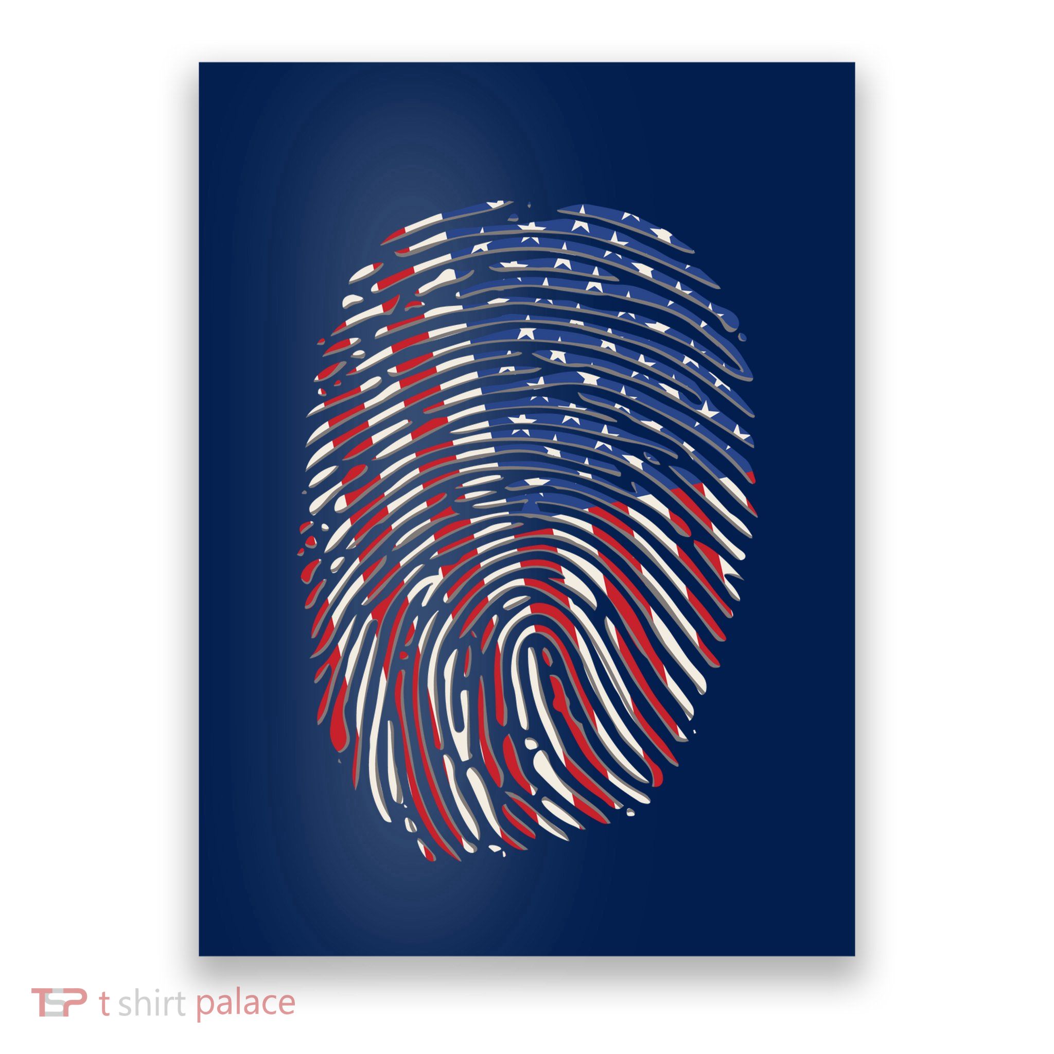 American DNA Fingerprint Poster