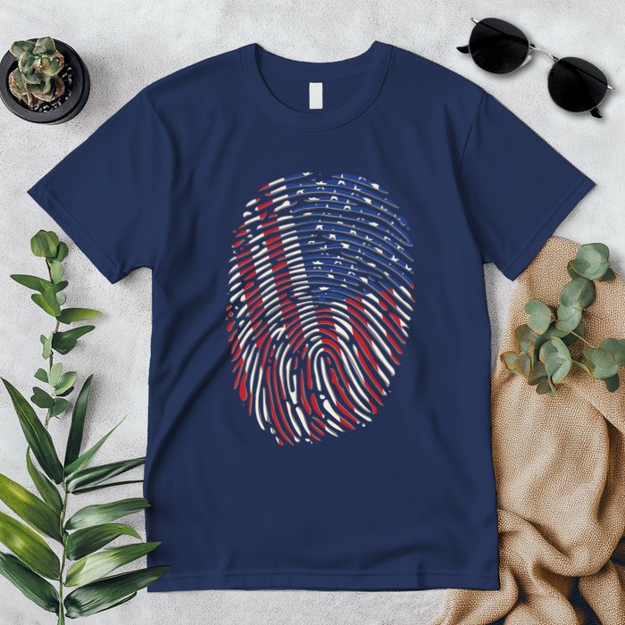 American DNA Fingerprint Premium T-Shirt