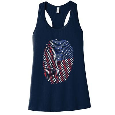 American DNA Fingerprint Womens Tank Top