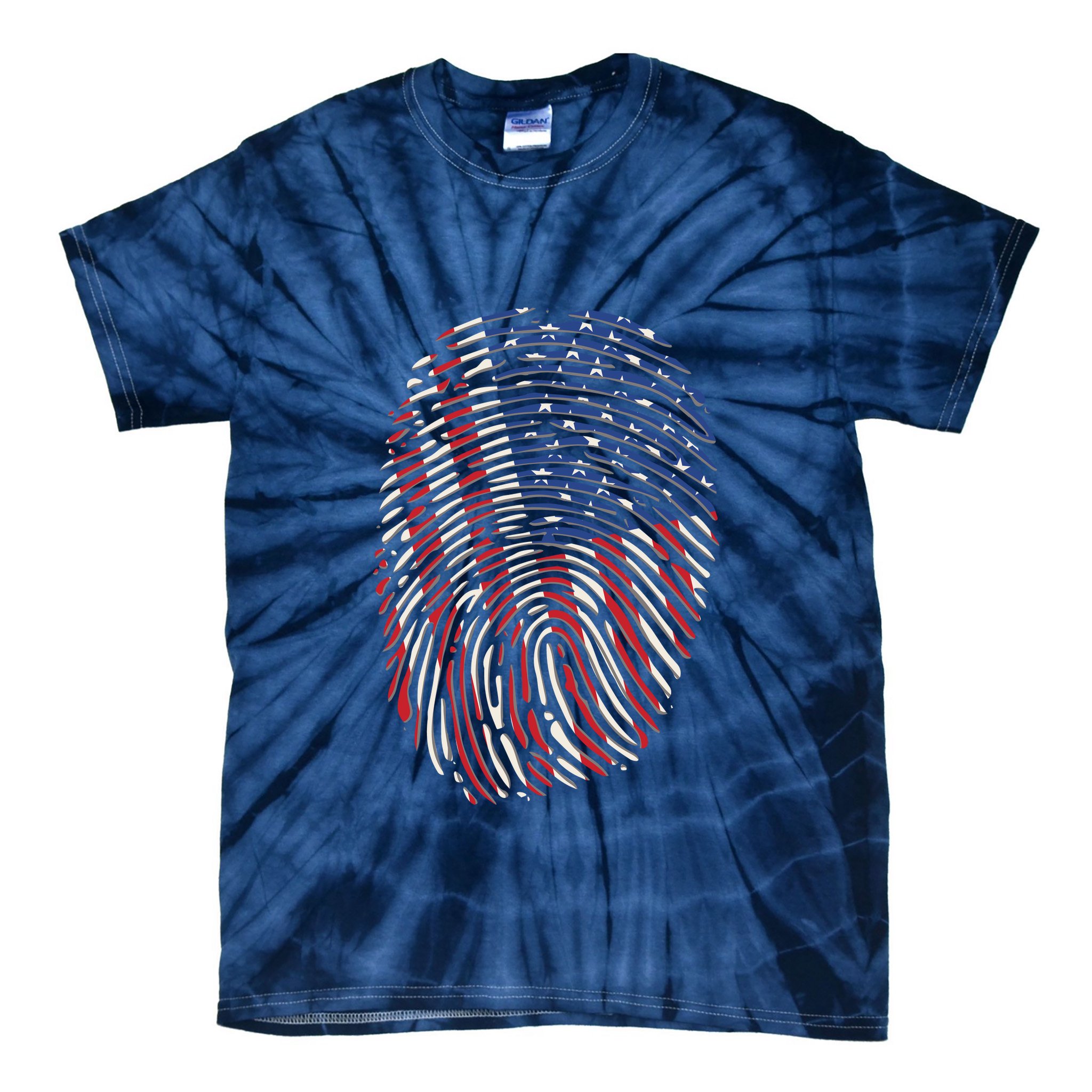 American DNA Fingerprint Tie-Dye T-Shirt
