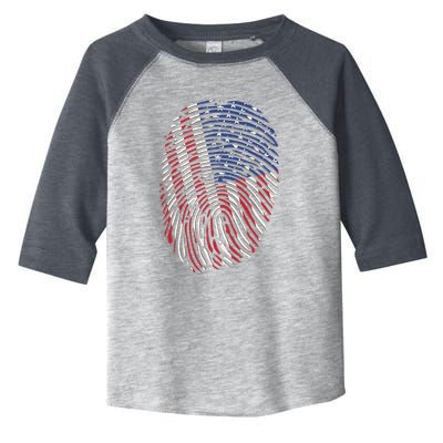 American DNA Fingerprint Toddler Fine Jersey T-Shirt