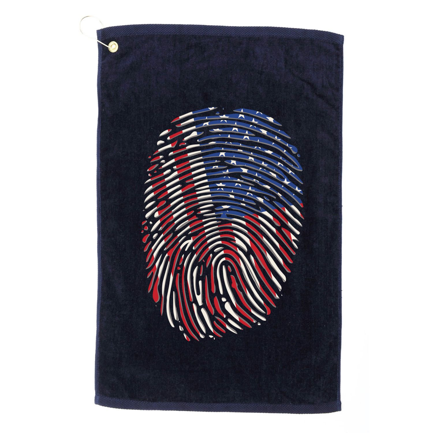 American DNA Fingerprint Golf Towel