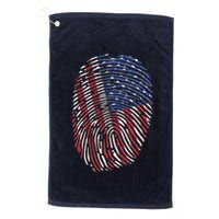 American DNA Fingerprint Golf Towel