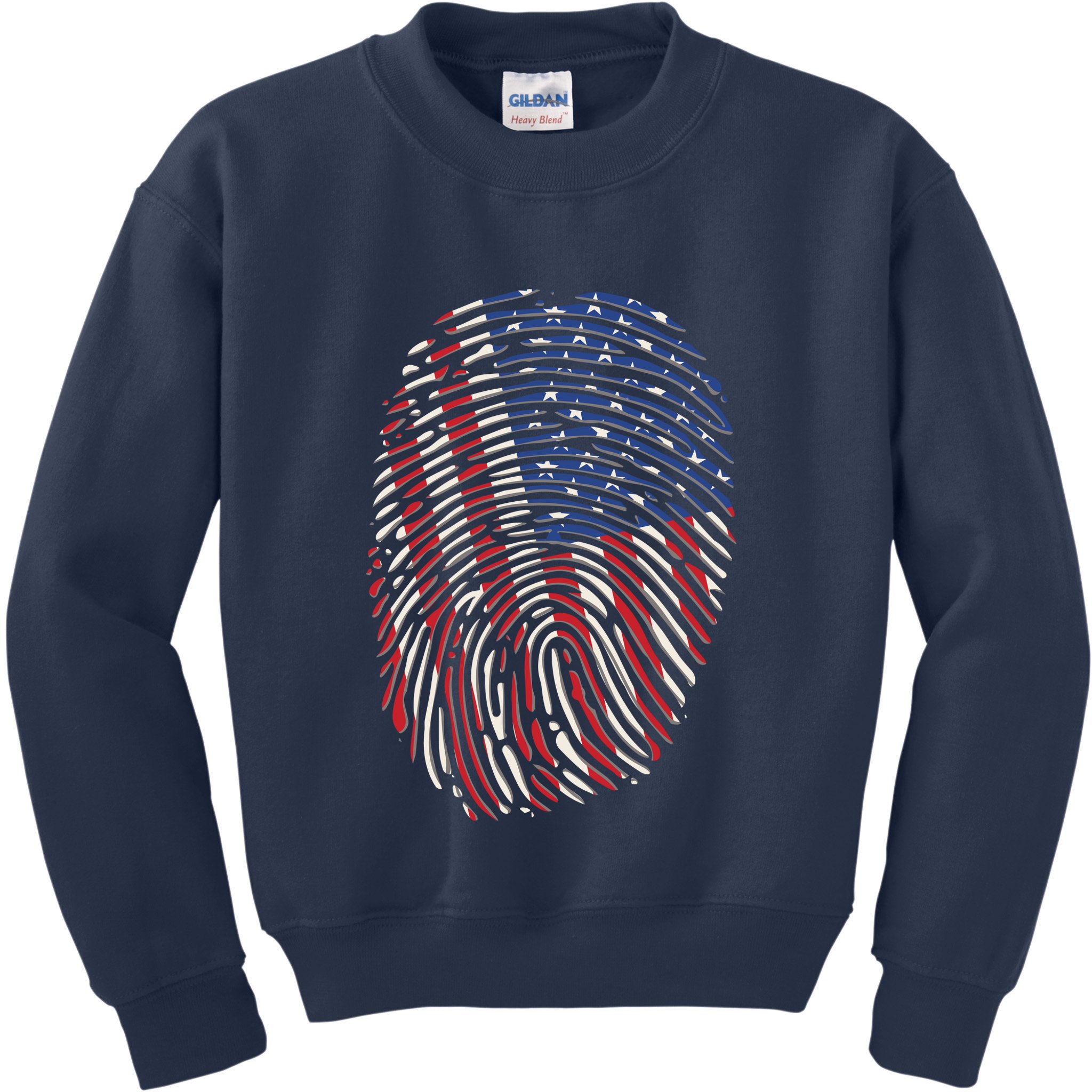 American DNA Fingerprint Kids Sweatshirt