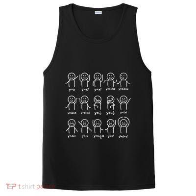 Algebra Dance Funny Graph Figures Math Equation Teacher PosiCharge Competitor Tank