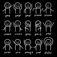 Algebra Dance Funny Graph Figures Math Equation Teacher Cropped Pullover Crew