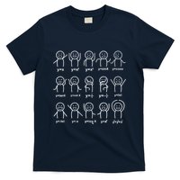 Algebra Dance Funny Graph Figures Math Equation Teacher T-Shirt