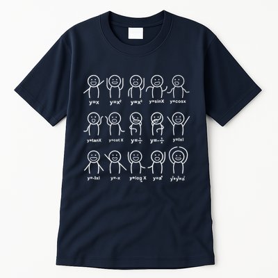 Algebra Dance Funny Graph Figures Math Equation Teacher Tall T-Shirt