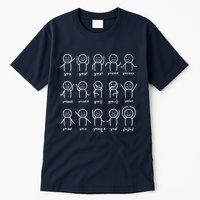 Algebra Dance Funny Graph Figures Math Equation Teacher Tall T-Shirt