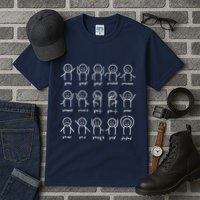Algebra Dance Funny Graph Figures Math Equation Teacher Tall T-Shirt