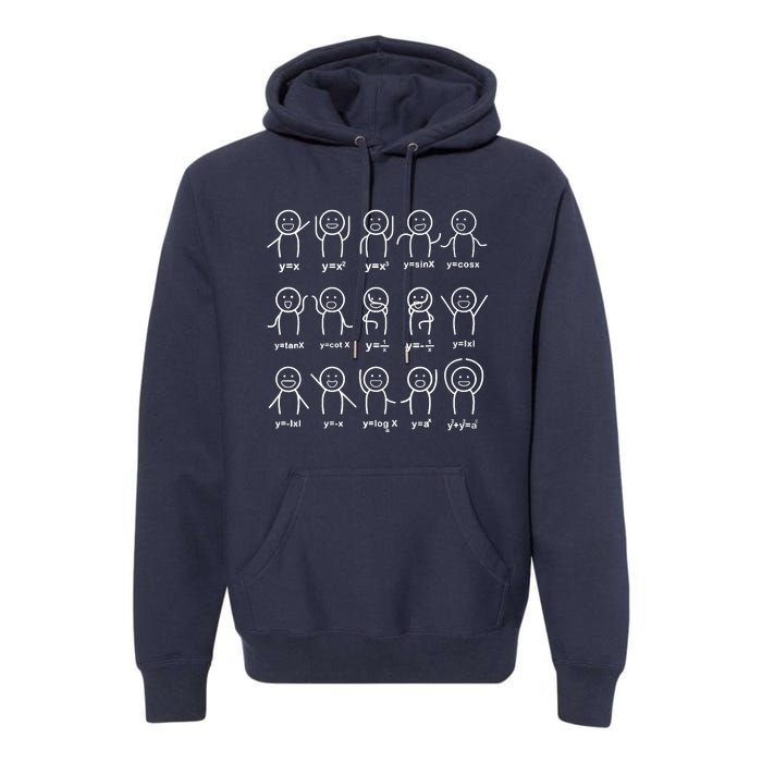 Algebra Dance Funny Graph Figures Math Equation Teacher Premium Hoodie