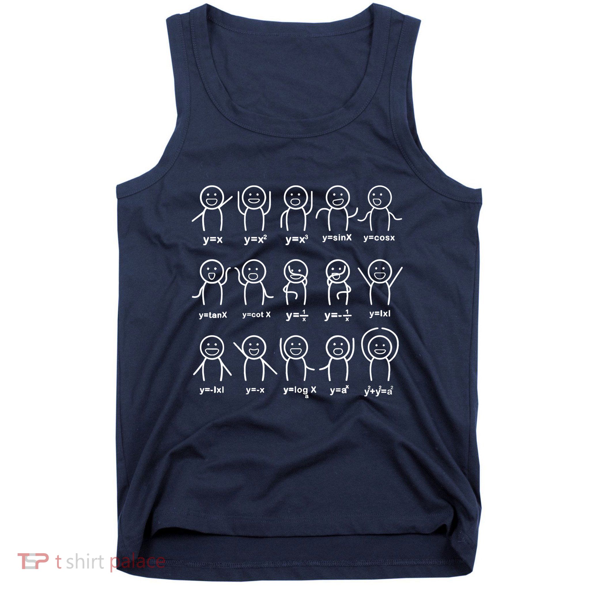 Algebra Dance Funny Graph Figures Math Equation Teacher Tank Top
