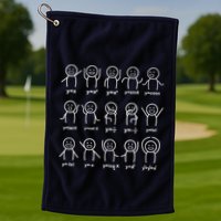 Algebra Dance Funny Graph Figures Math Equation Teacher Golf Towel