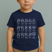 Algebra Dance Funny Graph Figures Math Equation Teacher Toddler T-Shirt