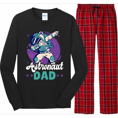 Astronaut Dad For The Galaxy For Father's Day Gift Long Sleeve Pajama Set