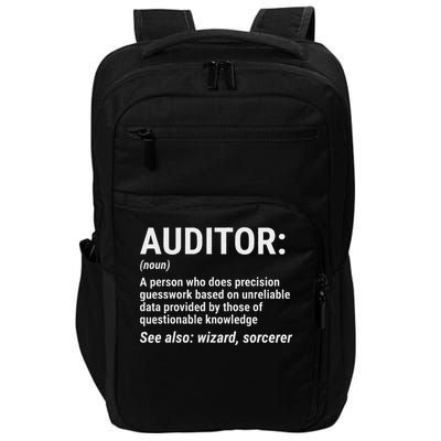 Auditor Definition Funny Auditing Wizard Impact Tech Backpack