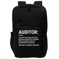 Auditor Definition Funny Auditing Wizard Impact Tech Backpack