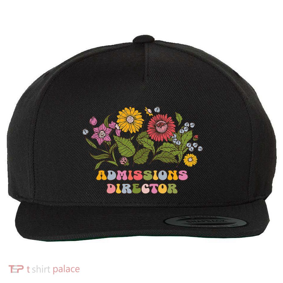 Admissions Director Floral Wool Snapback Cap