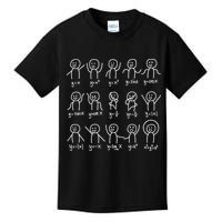 Algebra Dance Funny Graph Figures Math Equation Kids T-Shirt
