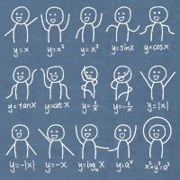 Algebra Dance Funny Graph Figures Math Equation Garment-Dyed Sweatshirt
