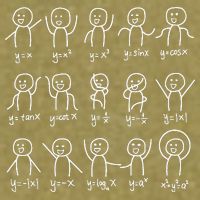Algebra Dance Funny Graph Figures Math Equation Garment-Dyed Women's Muscle Tee