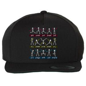 Algebra Dance Funny Function Skeleton Geek Pun Math Equation Wool Snapback Cap