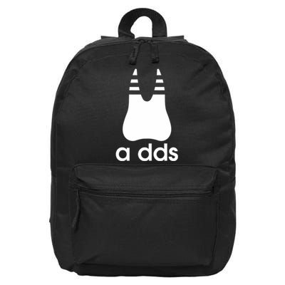 A Dds Funny Dentist Dentistry Dental Medicine Dental Nurse 16 in Basic Backpack