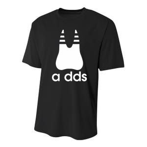 A Dds Funny Dentist Dentistry Dental Medicine Dental Nurse Youth Performance Sprint T-Shirt