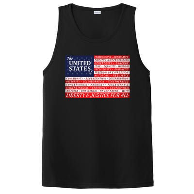 American Dream Flag PosiCharge Competitor Tank