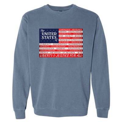 American Dream Flag Garment-Dyed Sweatshirt