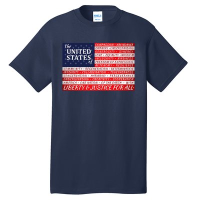 American Dream Flag Tall T-Shirt