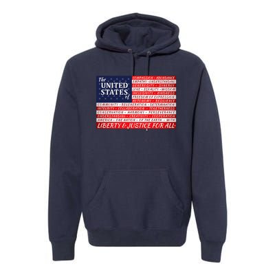 American Dream Flag Premium Hoodie