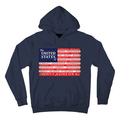 American Dream Flag Tall Hoodie