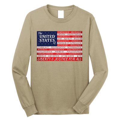 American Dream Flag Long Sleeve Shirt