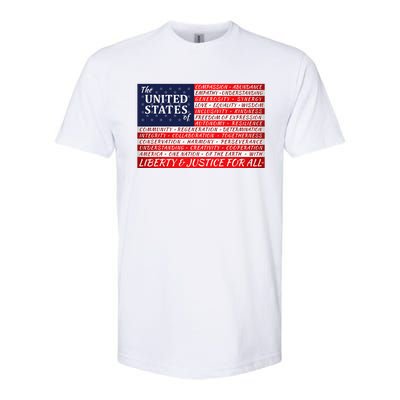 American Dream Flag Softstyle® CVC T-Shirt