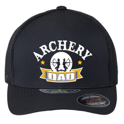 Archery Dad Father's Day Gift Funny Gift Cool Gift Flexfit Unipanel Trucker Cap
