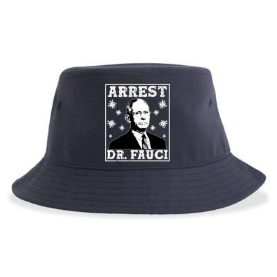 Arrest Dr. Fauci Sustainable Bucket Hat