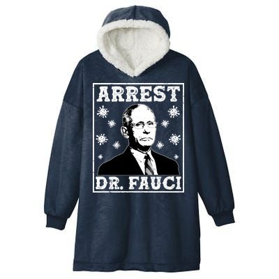 Arrest Dr. Fauci Hooded Wearable Blanket
