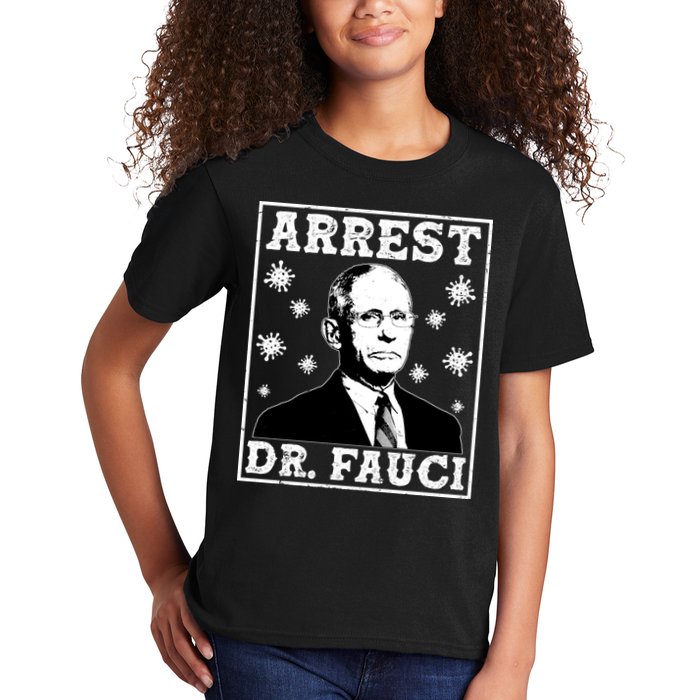 Arrest Dr. Fauci Kids T-Shirt
