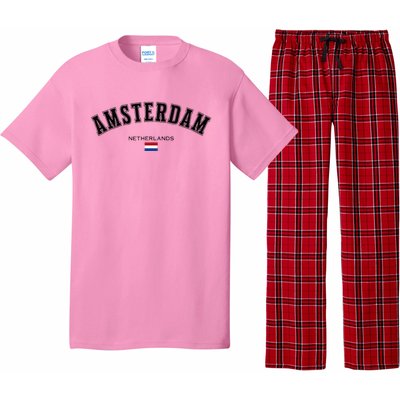 Amsterdam Dutch Flag Souvenir Netherlands Travel Pajama Set