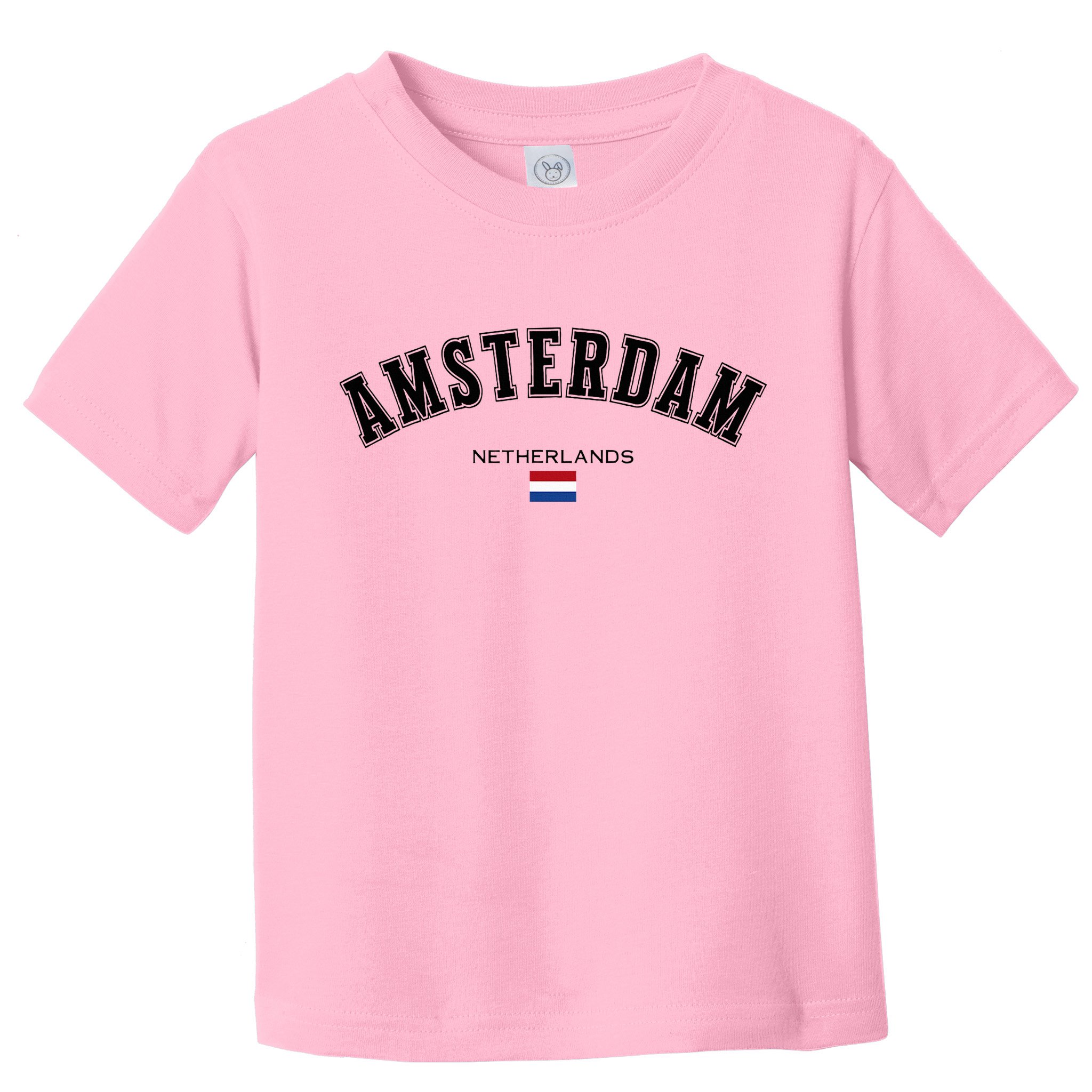 Amsterdam Dutch Flag Souvenir Netherlands Travel Toddler T-Shirt