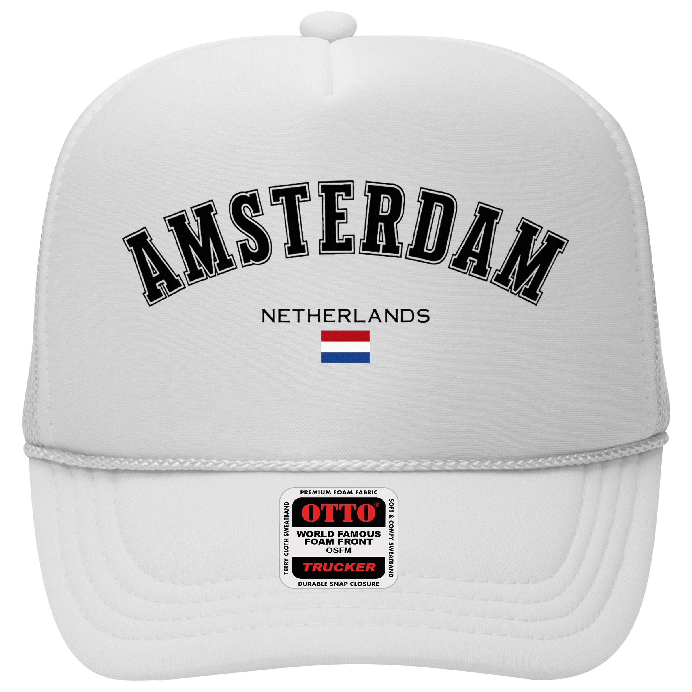 Amsterdam Dutch Flag Souvenir Netherlands Travel Hat