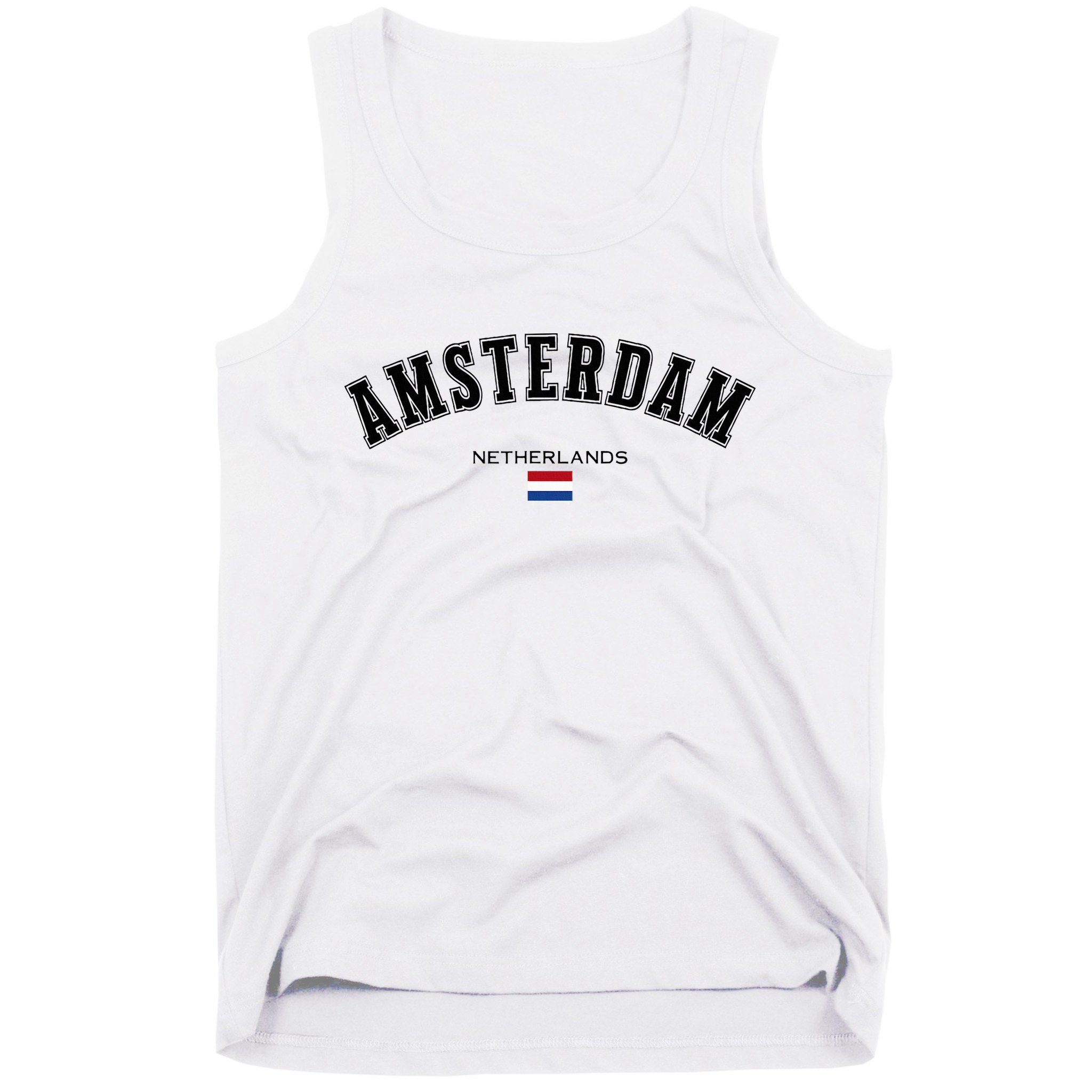 Amsterdam Dutch Flag Souvenir Netherlands Travel Tank Top