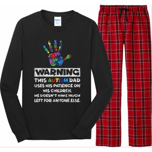 Autism Dad Father Son Daughter Autistic Autism Awareness Long Sleeve Pajama Set