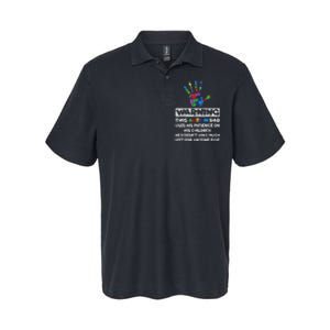 Autism Dad Father Son Daughter Autistic Autism Awareness Softstyle Adult Sport Polo