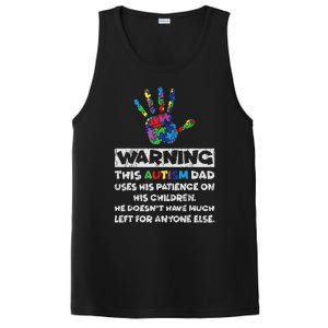 Autism Dad Father Son Daughter Autistic Autism Awareness PosiCharge Competitor Tank