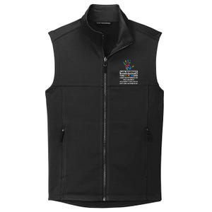 Autism Dad Father Son Daughter Autistic Autism Awareness Collective Smooth Fleece Vest