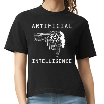 AI Developer Gift Artificial Brain Artificial Intelligence Comfort Colors Boxy T-Shirt