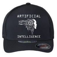 AI Developer Gift Artificial Brain Artificial Intelligence Flexfit Unipanel Trucker Cap